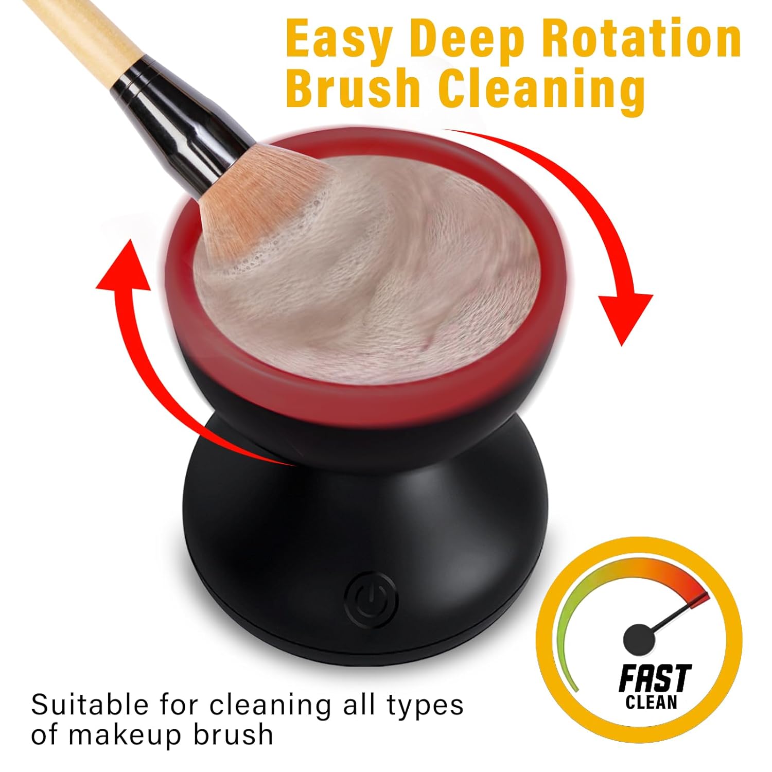 Makeup Brush Cleaner Machine with USB Charge