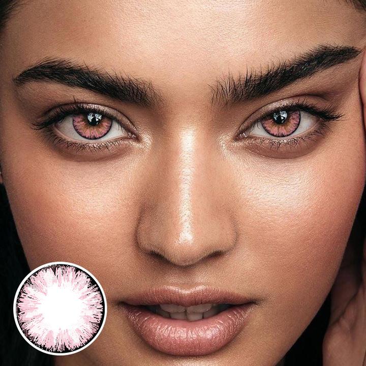 Glitter(Big Eye) Pink | 1 Year [Prescription]