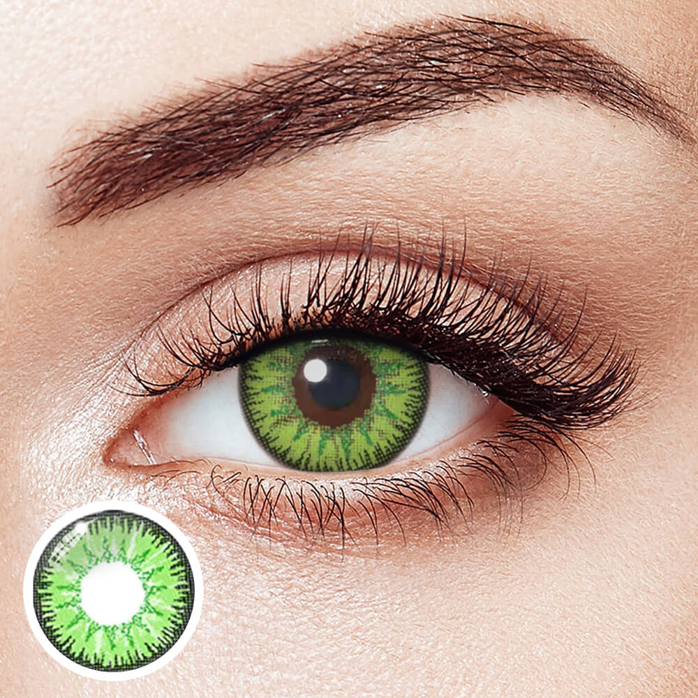 Vika Tricolor Green | 1 Year