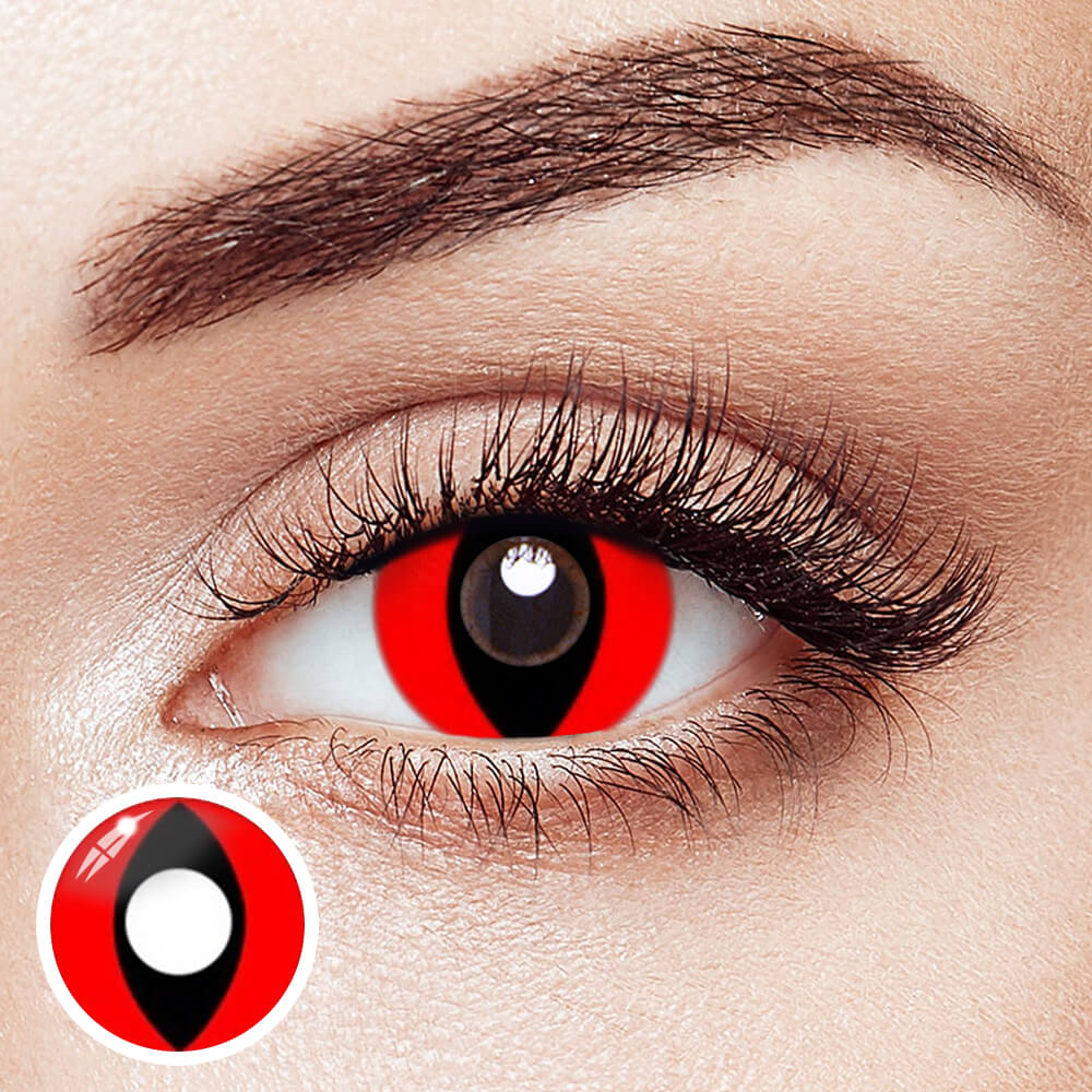 【Halloween&Cosplay】Red Cat Eye
