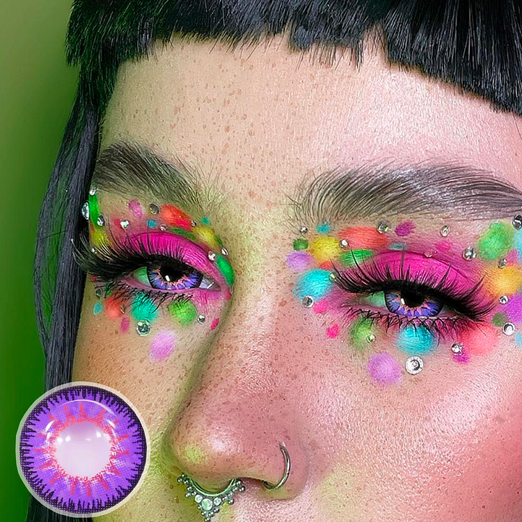 Vika Tricolor Purple | 1 Year