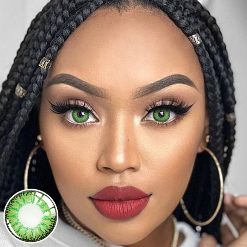 【SALE】Vika Tricolor Green | 1 Year