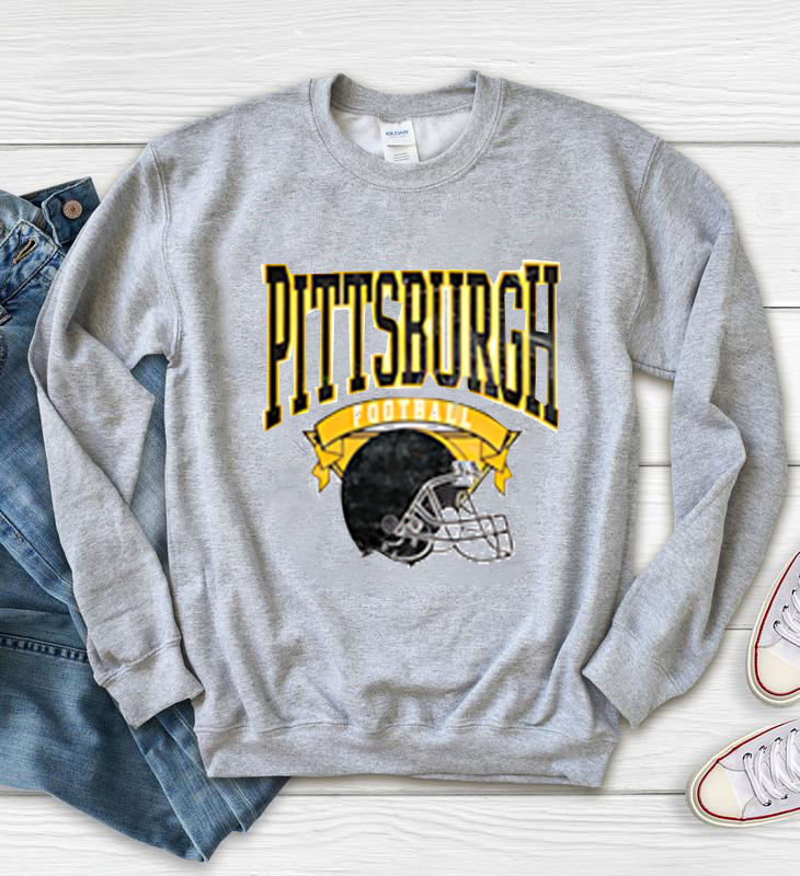 Vintage Hometown Football Graphic Sweatshirts