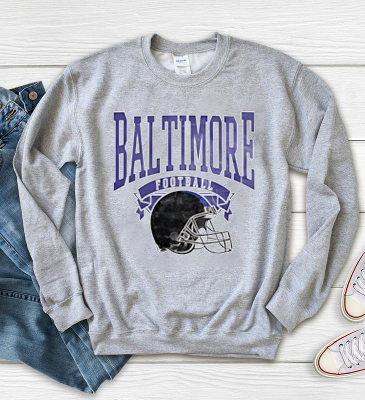 Vintage Hometown Football Graphic Sweatshirts