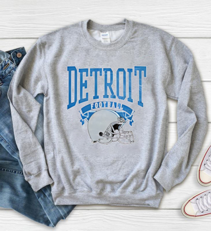 Vintage Hometown Football Graphic Sweatshirts