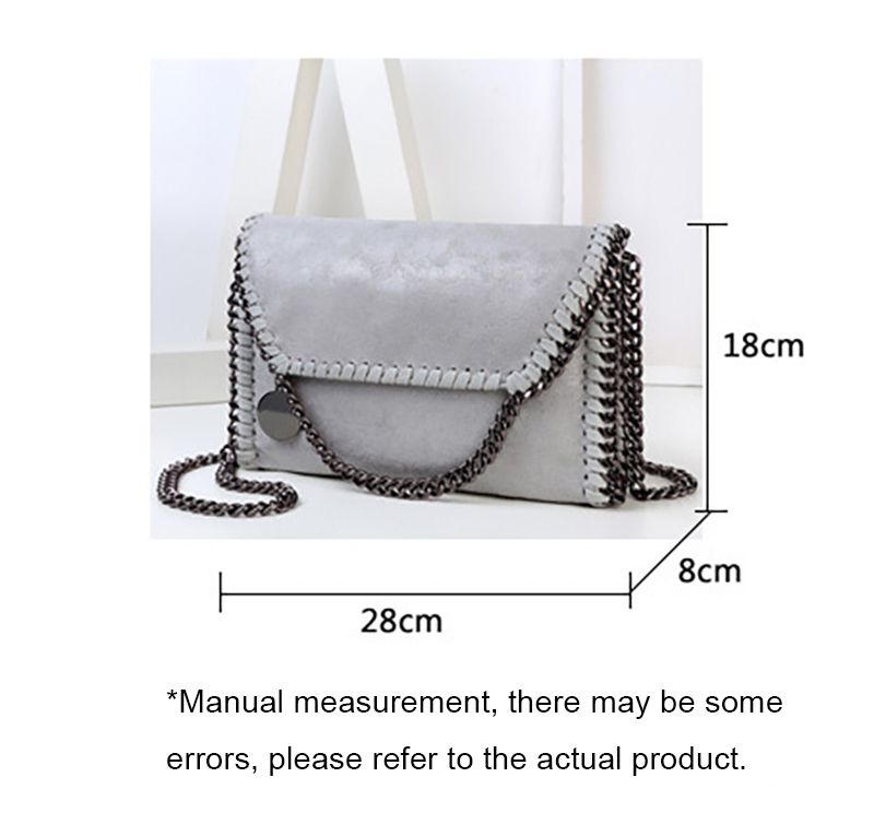 Suede clutch with chain(BUY 2 FREE SHIPPING)