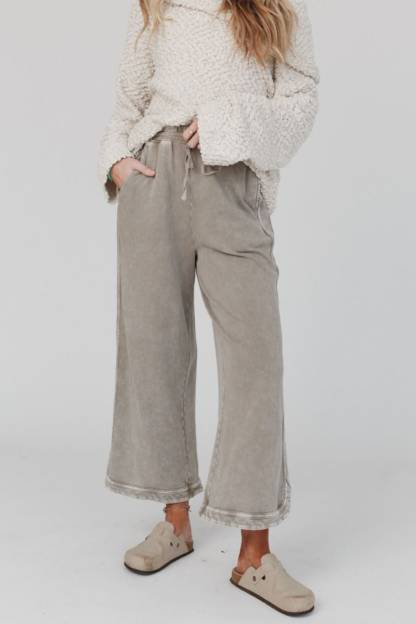 Women's Acid Washed Faded Wide Leg Pants (Buy 2 Free Shipping)