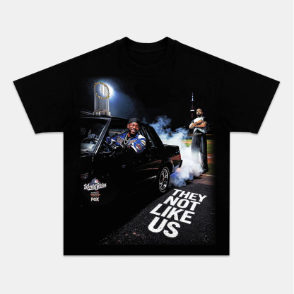 KENDRICK LAMAR VS DRAKE & LA DODGERS CHAMPIONS 2025 TEE