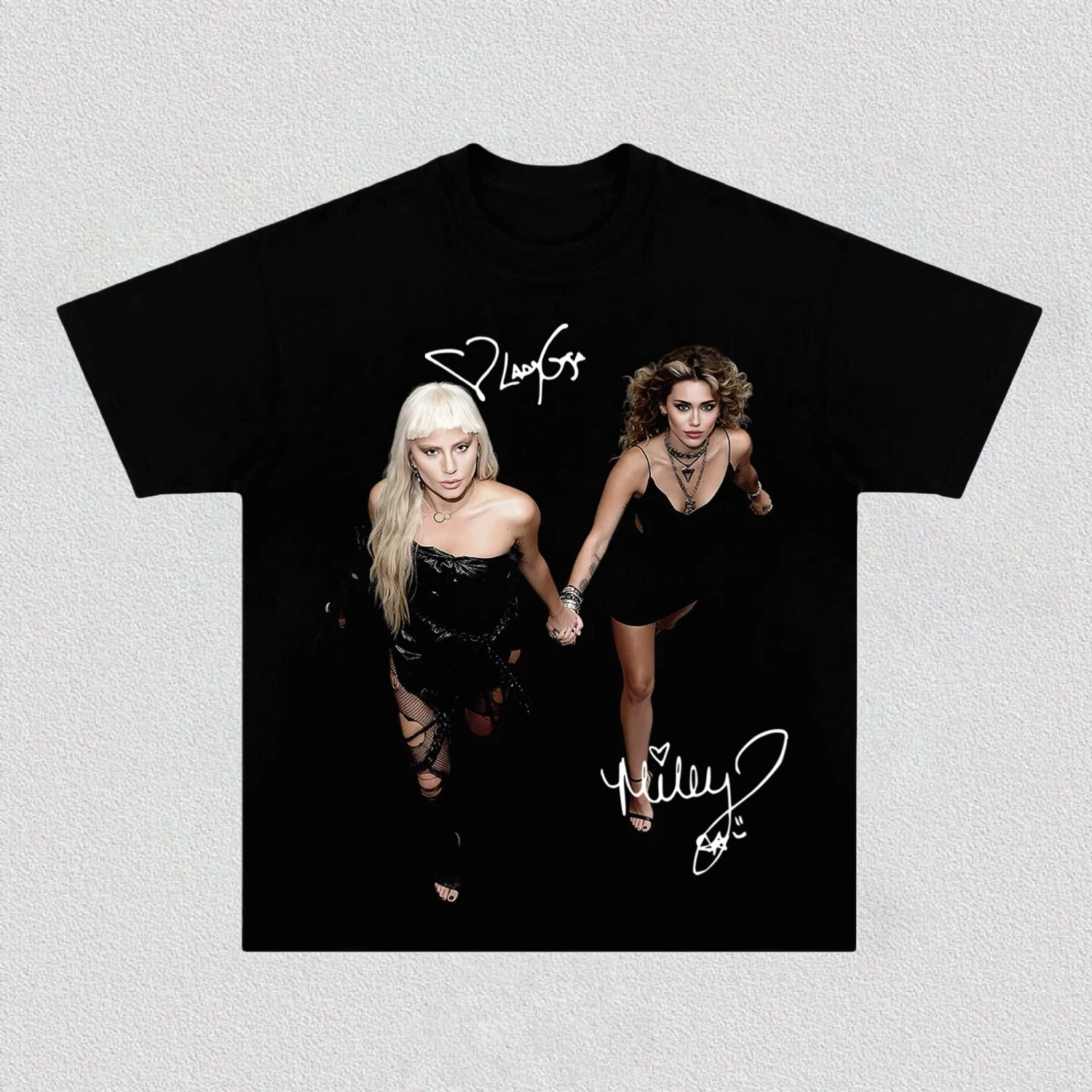 Lady gaga & Miley Cyrus tee
