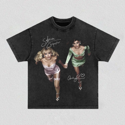 Sabrina carpenter & Ariana grande tee