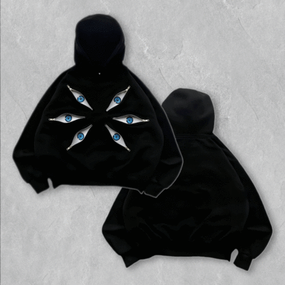 All Eyes Vintage  Street Hoodie