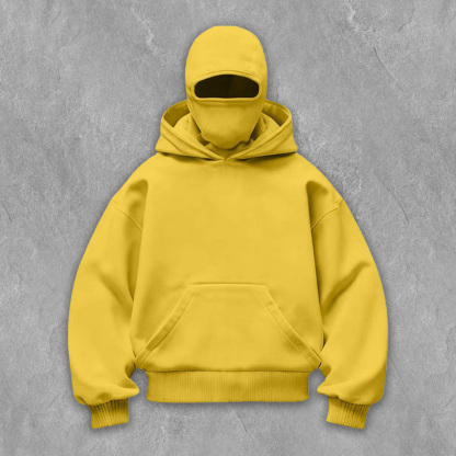 Monochrome Dual Hood Street Zip-Up Hoodie – Kids