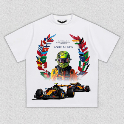 LANDO NORRIS 2025 WDC TEE V3