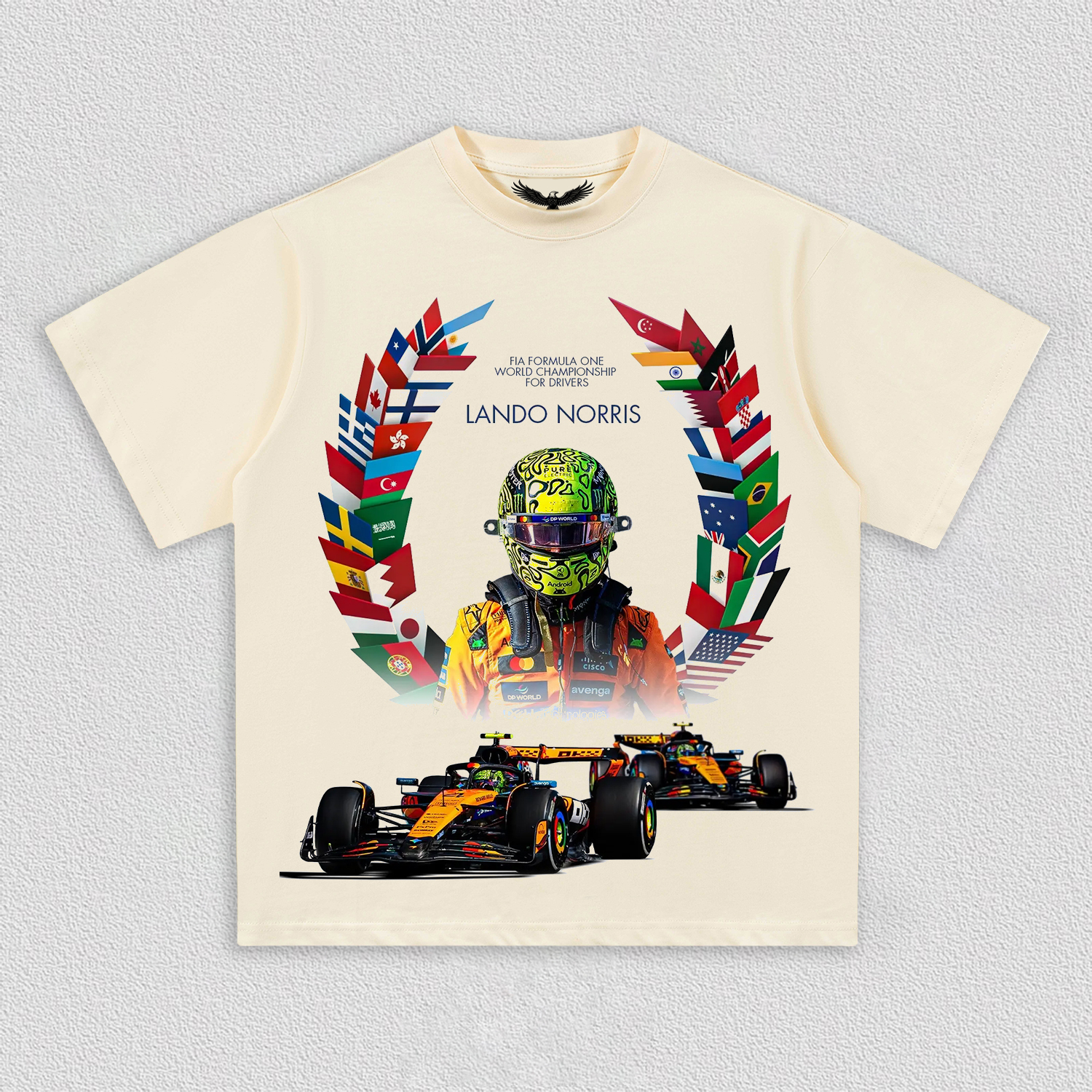 LANDO NORRIS 2025 WDC TEE V3