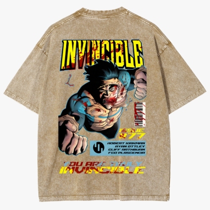 DS-Invincible Unisex Fit Washed T-Shirt