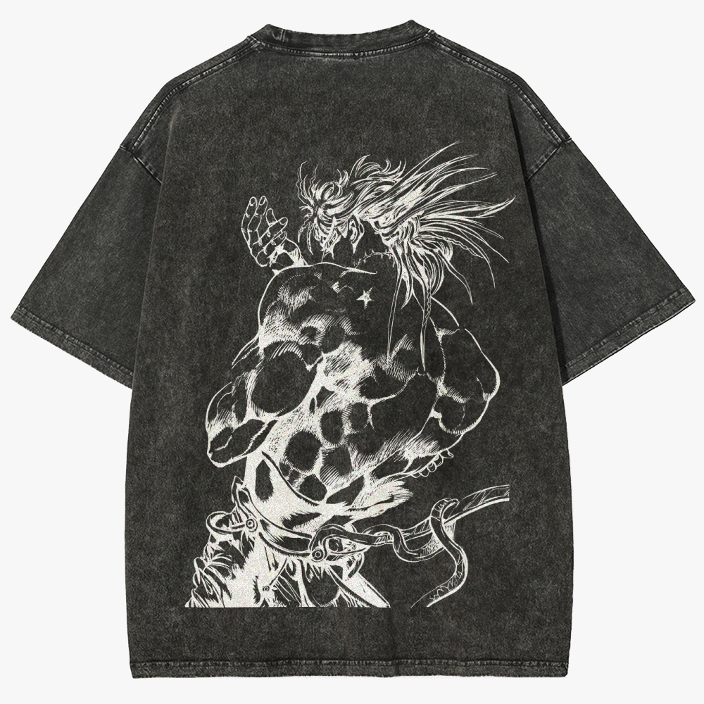 DS-Jojo Bizzare Adventure Unisex Fit Washed T-Shirt