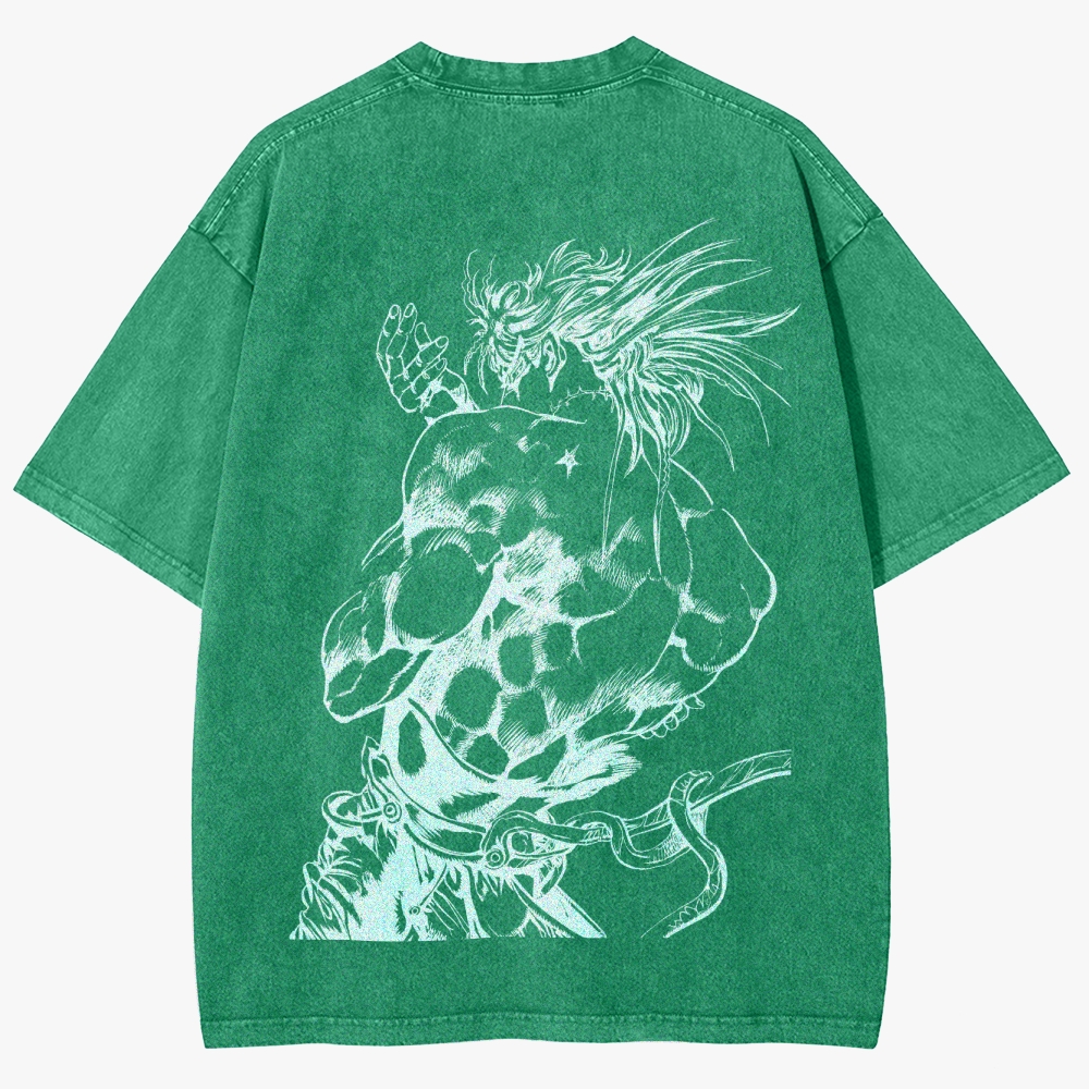 DS-Jojo Bizzare Adventure Unisex Fit Washed T-Shirt