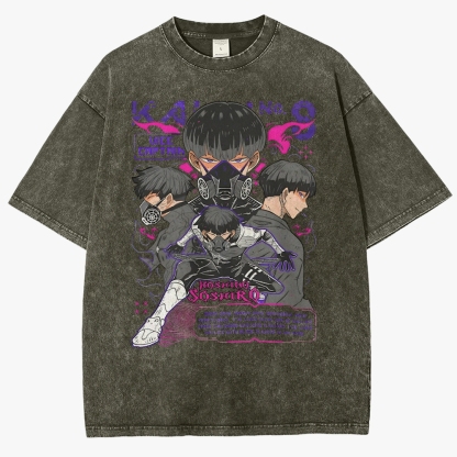 Kaiju No. 8 Anime Unisex Fit Washed T-Shirt