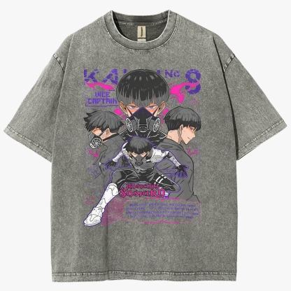 Kaiju No. 8 Anime Unisex Fit Washed T-Shirt