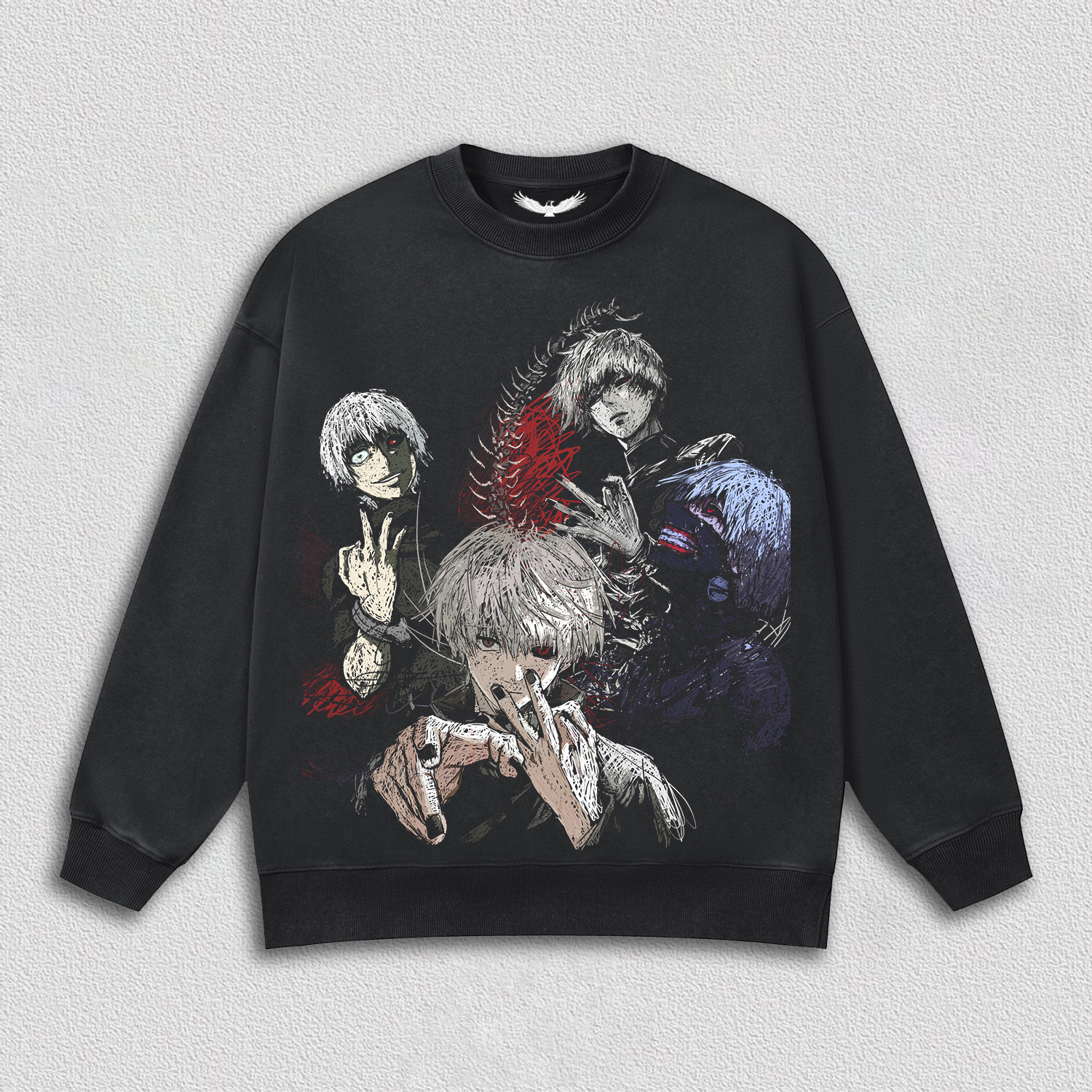 Tokyo Ghoul Unisex Fit Washed T-Shirt