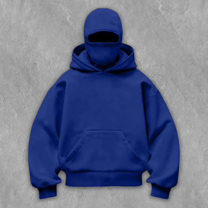 Monochrome Dual Hood Street Zip-Up Hoodie – Kids