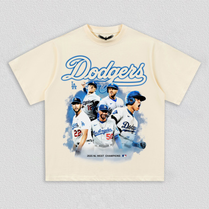 2025 NL WEST CHAMPIONS & DODGERS TEE 