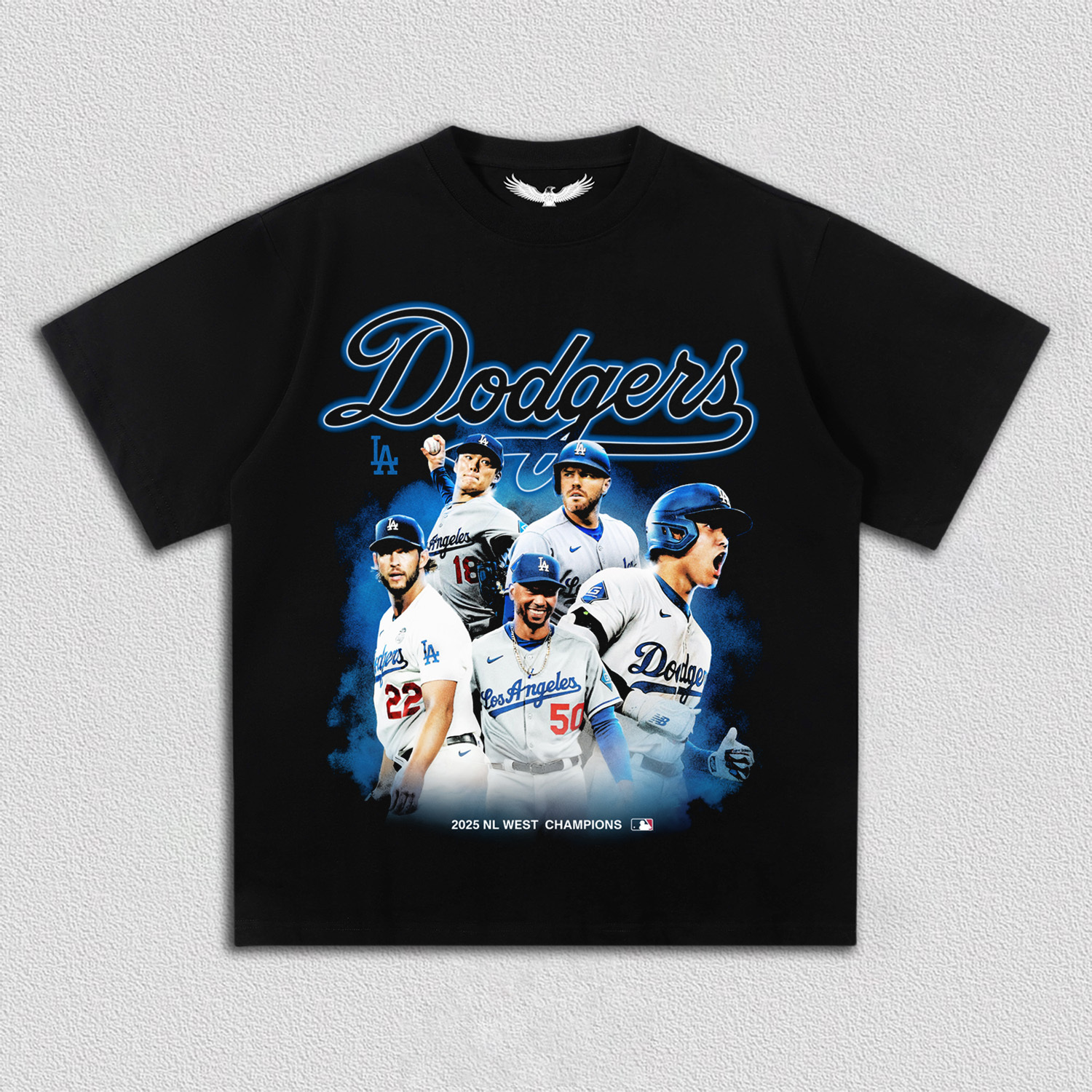 2025 NL WEST CHAMPIONS & DODGERS TEE 