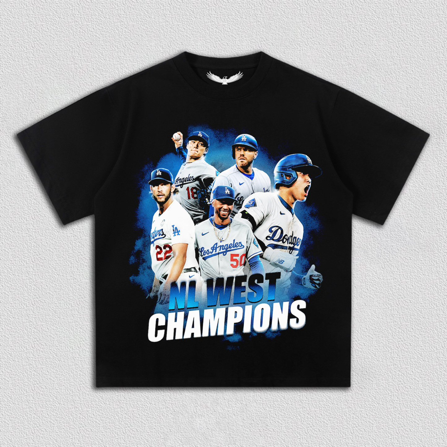 2025 NL WEST CHAMPIONS & DODGERS V2 TEE 