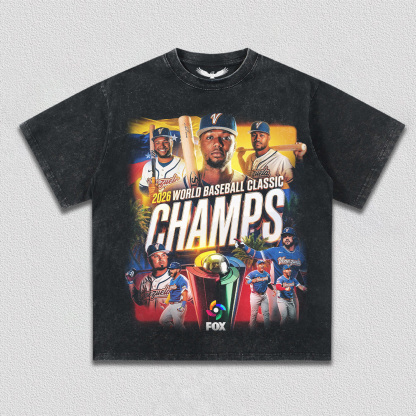 2026 WORLD BASEBALL CLASSIC CHAMPIONS  TEE 4.0
