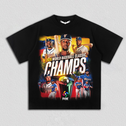 2026 WORLD BASEBALL CLASSIC CHAMPIONS  TEE 4.0