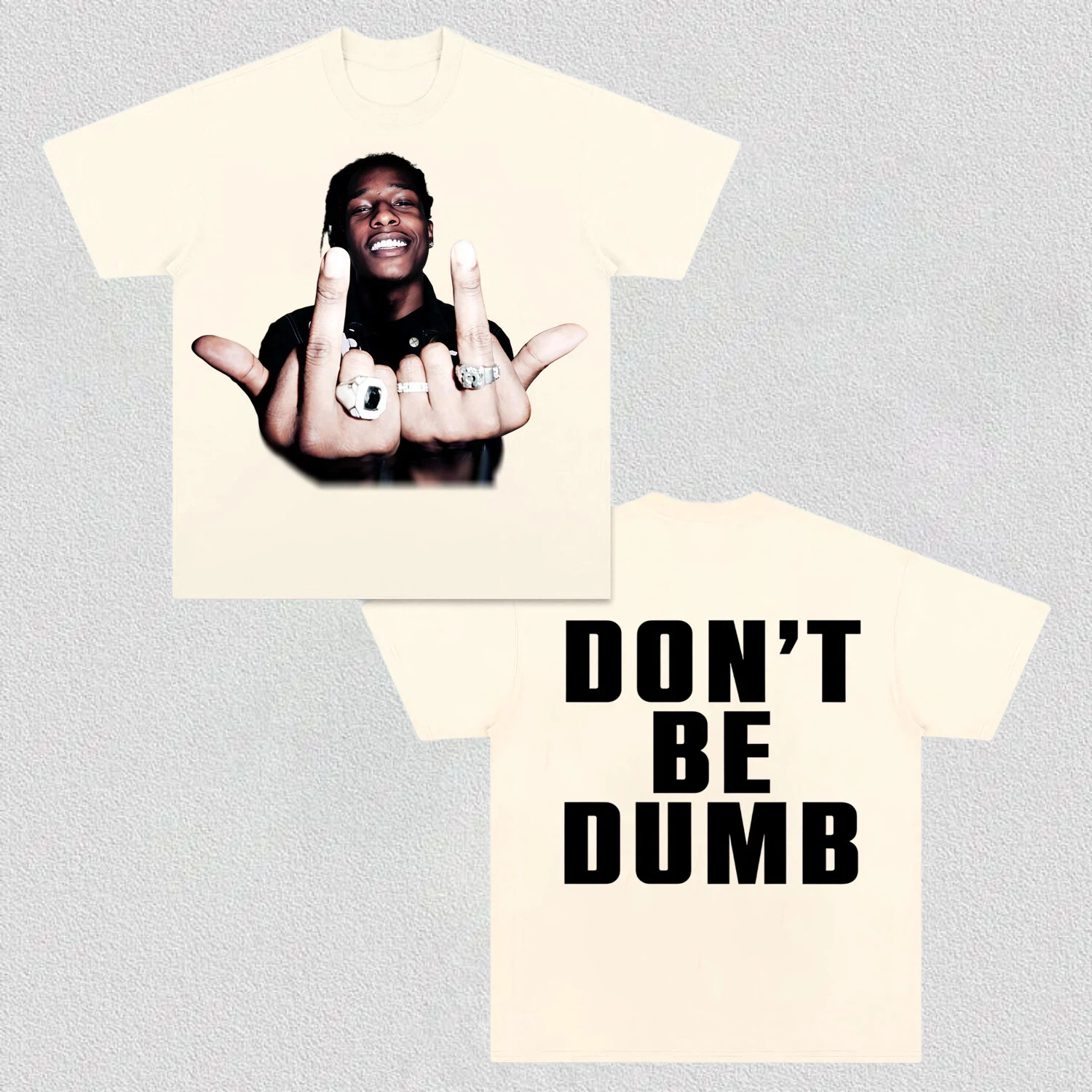 A$AP ROCKY & DON'T BE DUMB V2 TEE