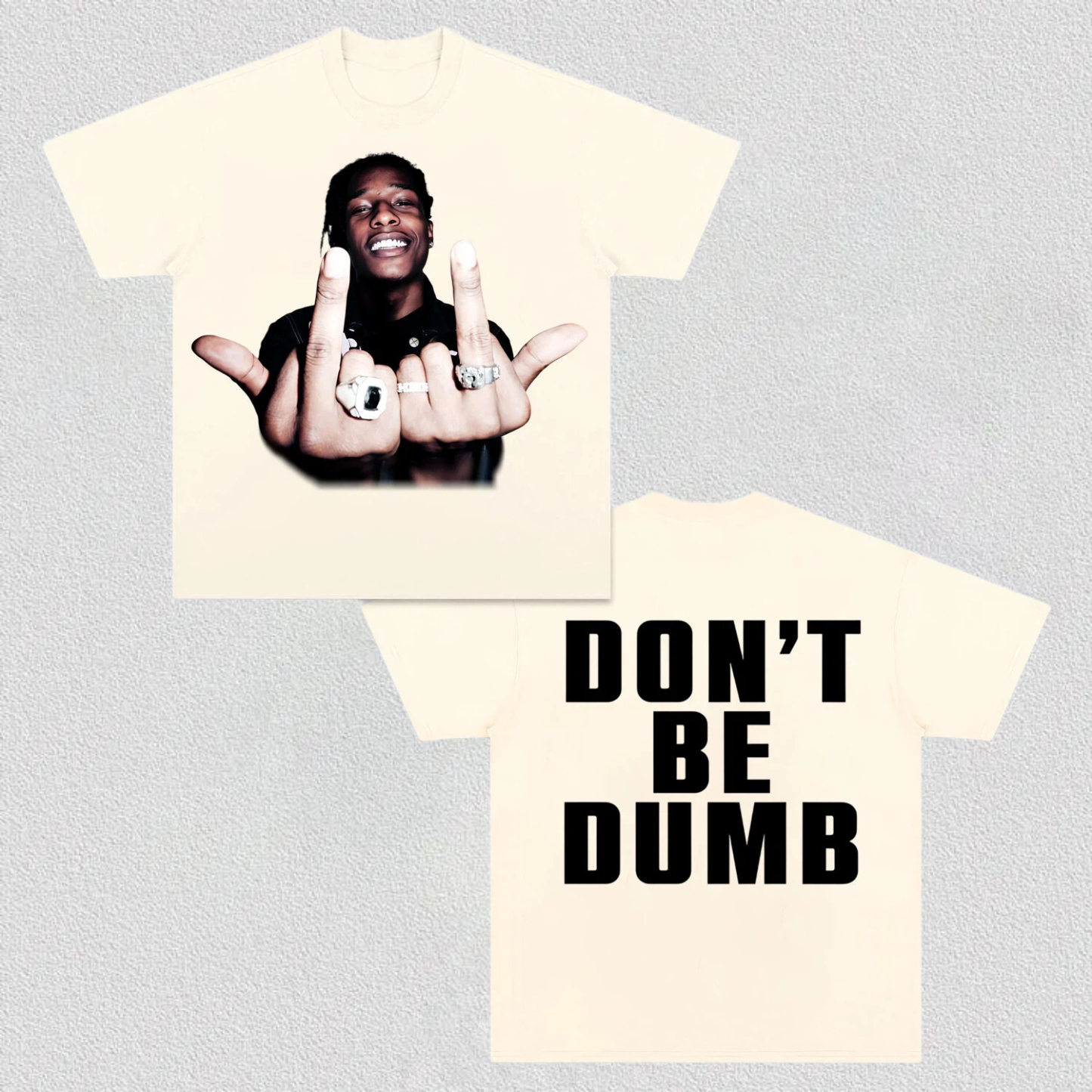 A$AP ROCKY & DON'T BE DUMB V2 TEE
