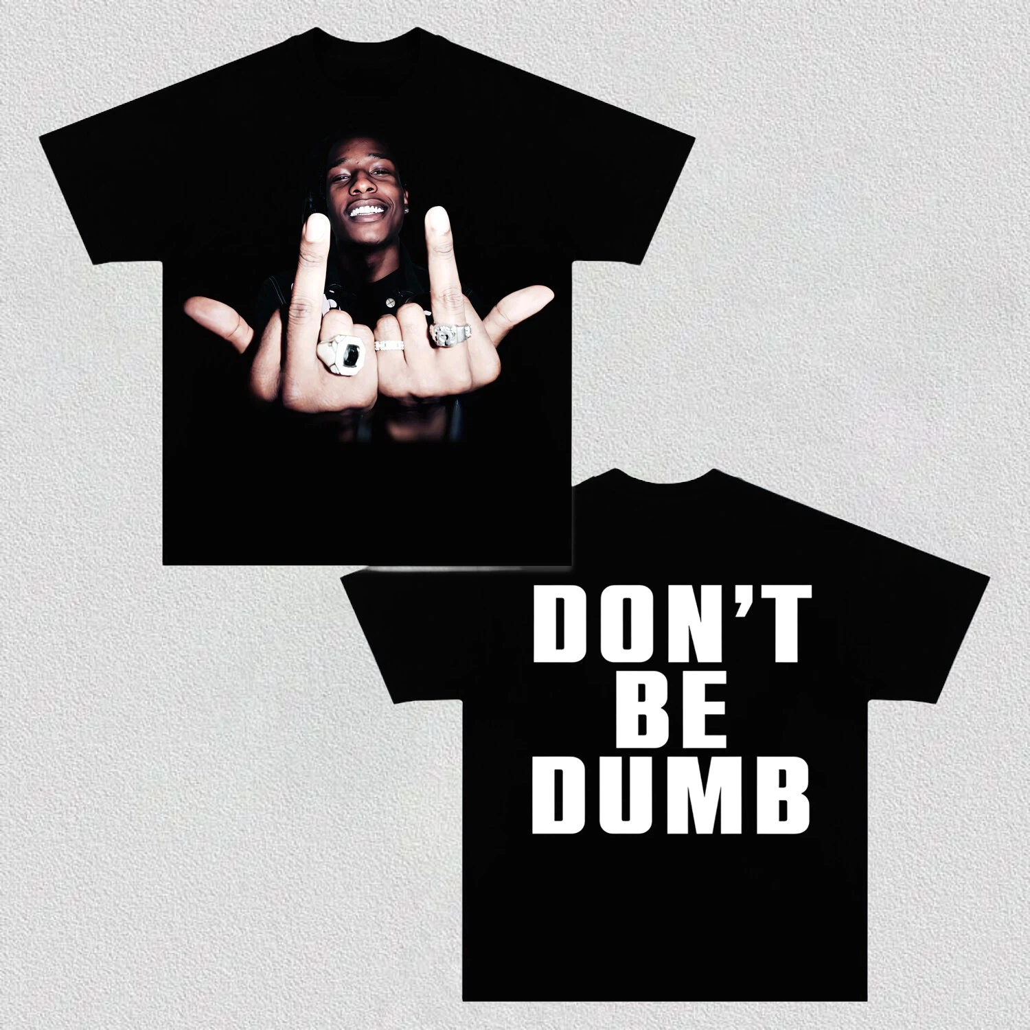 A$AP ROCKY & DON'T BE DUMB V2 TEE