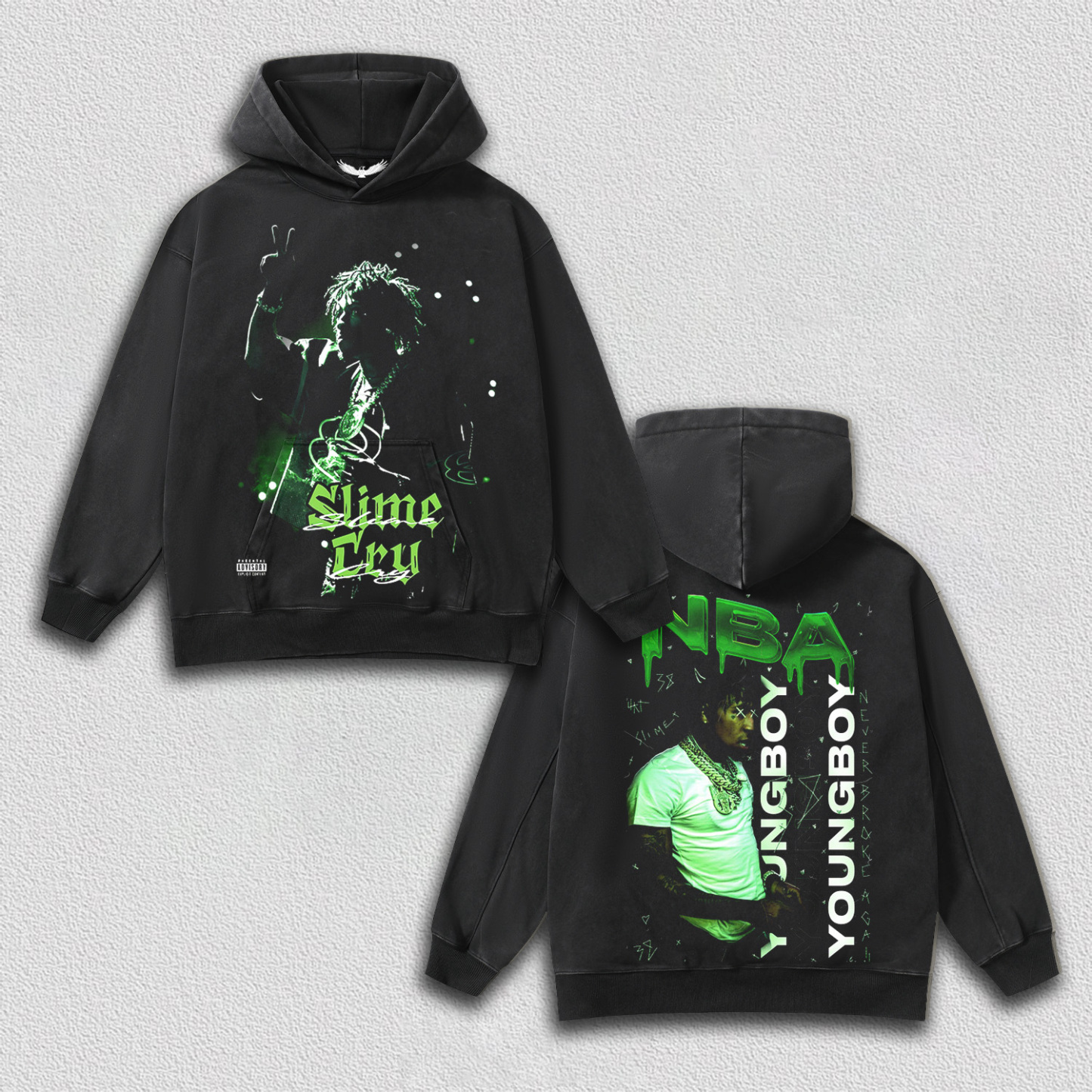 NBA Youngboy & SLIME CRY TEE 5.0