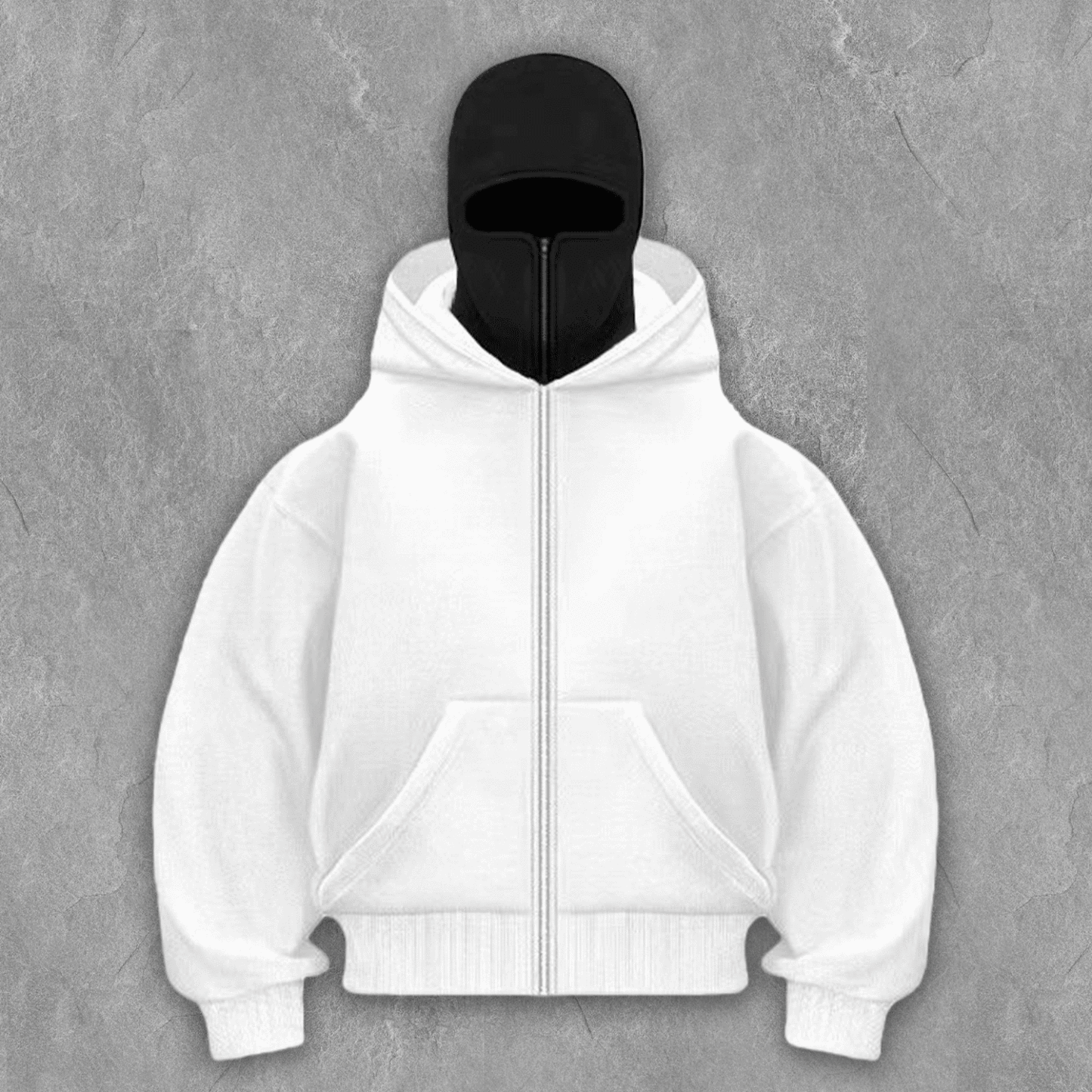 Dual Hood Street  Zip-Up Hoodie