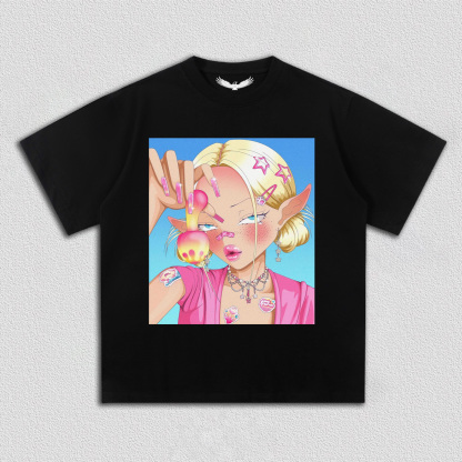 pink girl   TEE