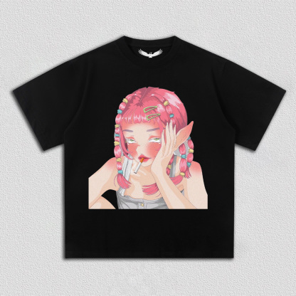smoking girl   TEE