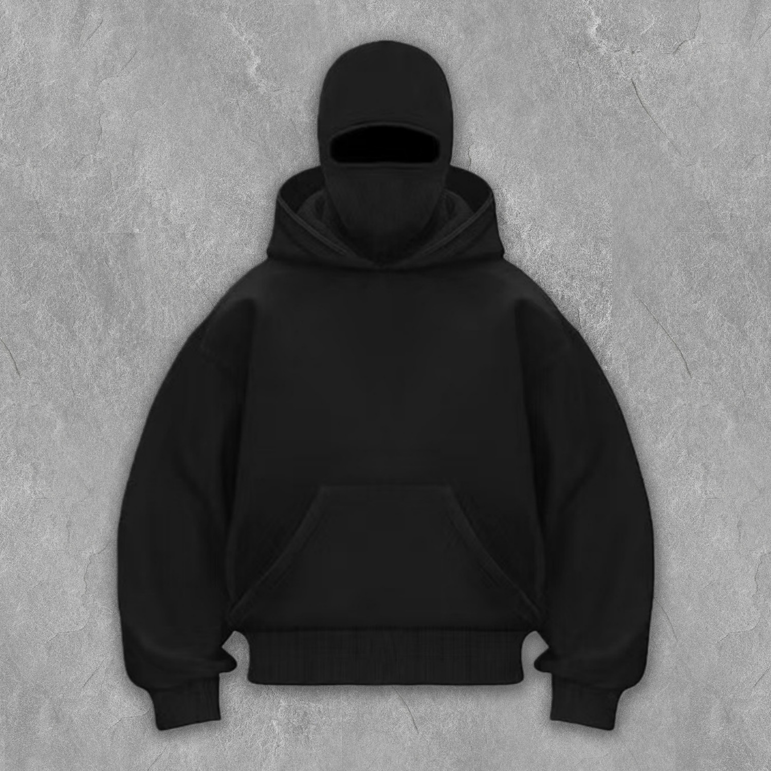 Monochrome Dual Hood Street Zip-Up Hoodie – Kids