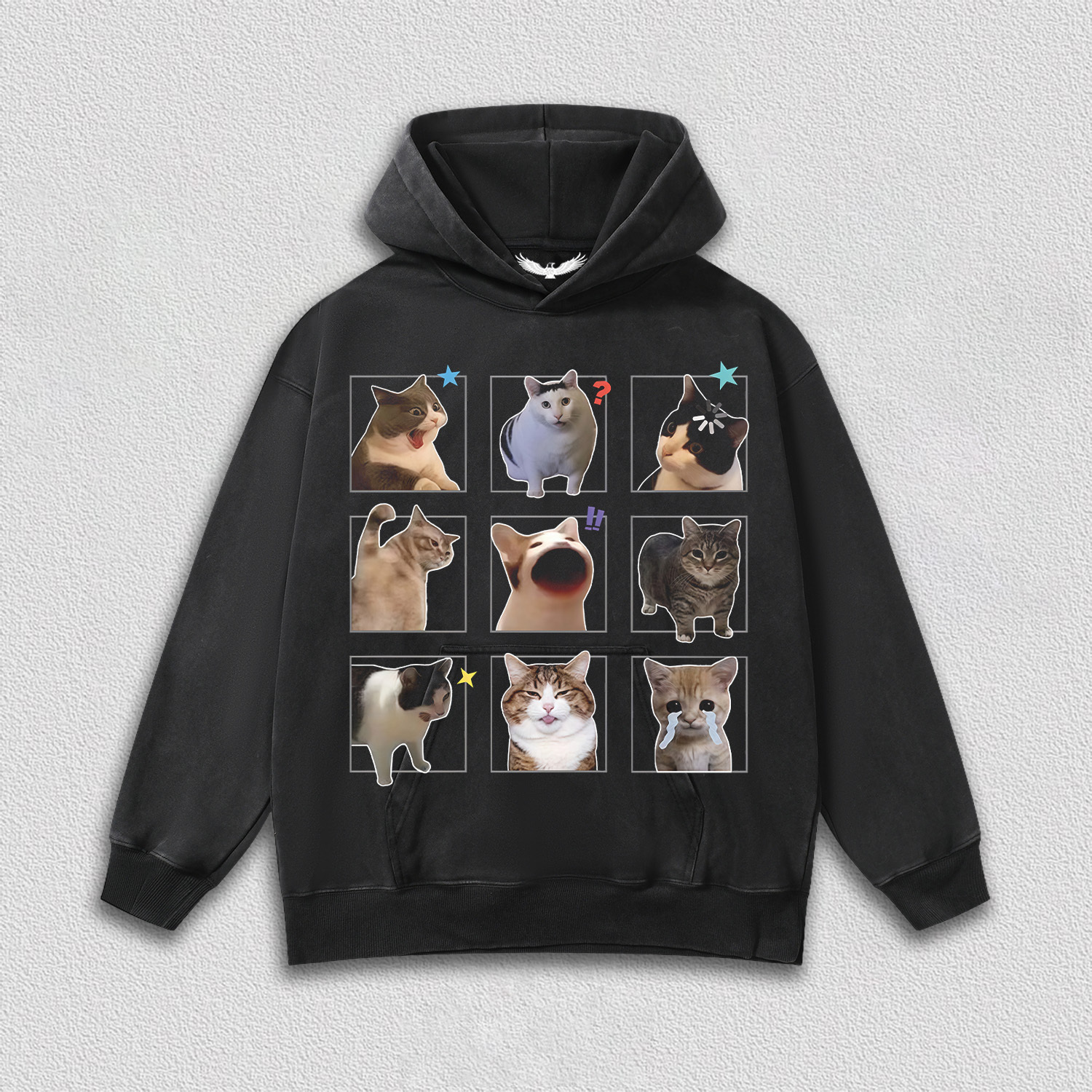 Fun Cat Expression T-Shirt