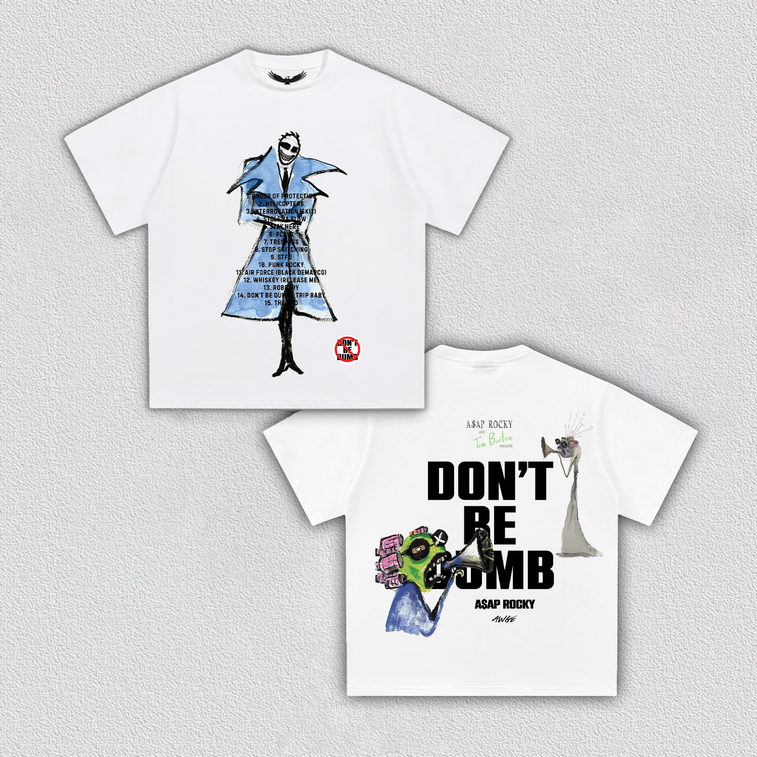 A$AP ROCKY Don't Be Dumb TEE 1.17