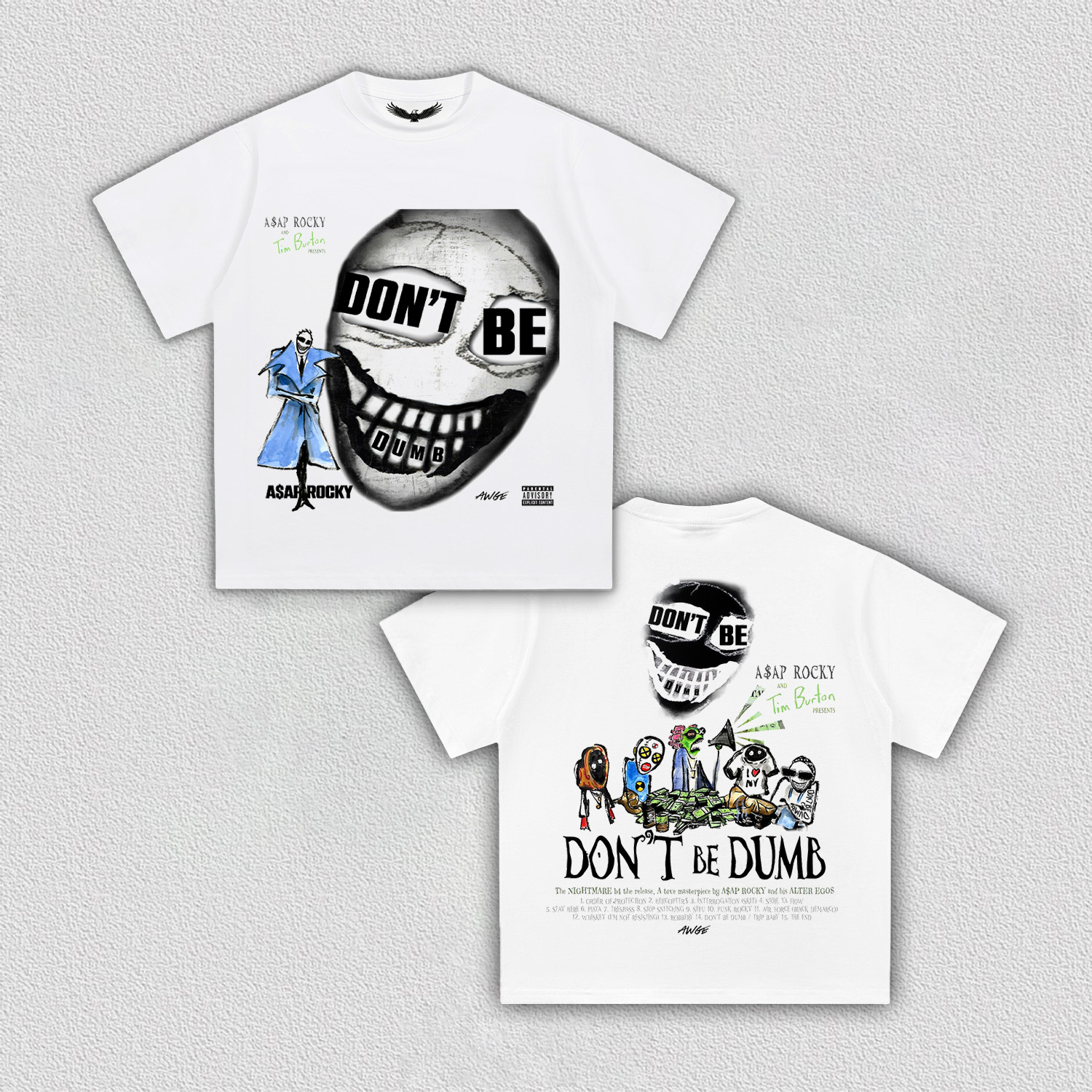 A$AP ROCKY Don't Be Dumb TEE 1.17