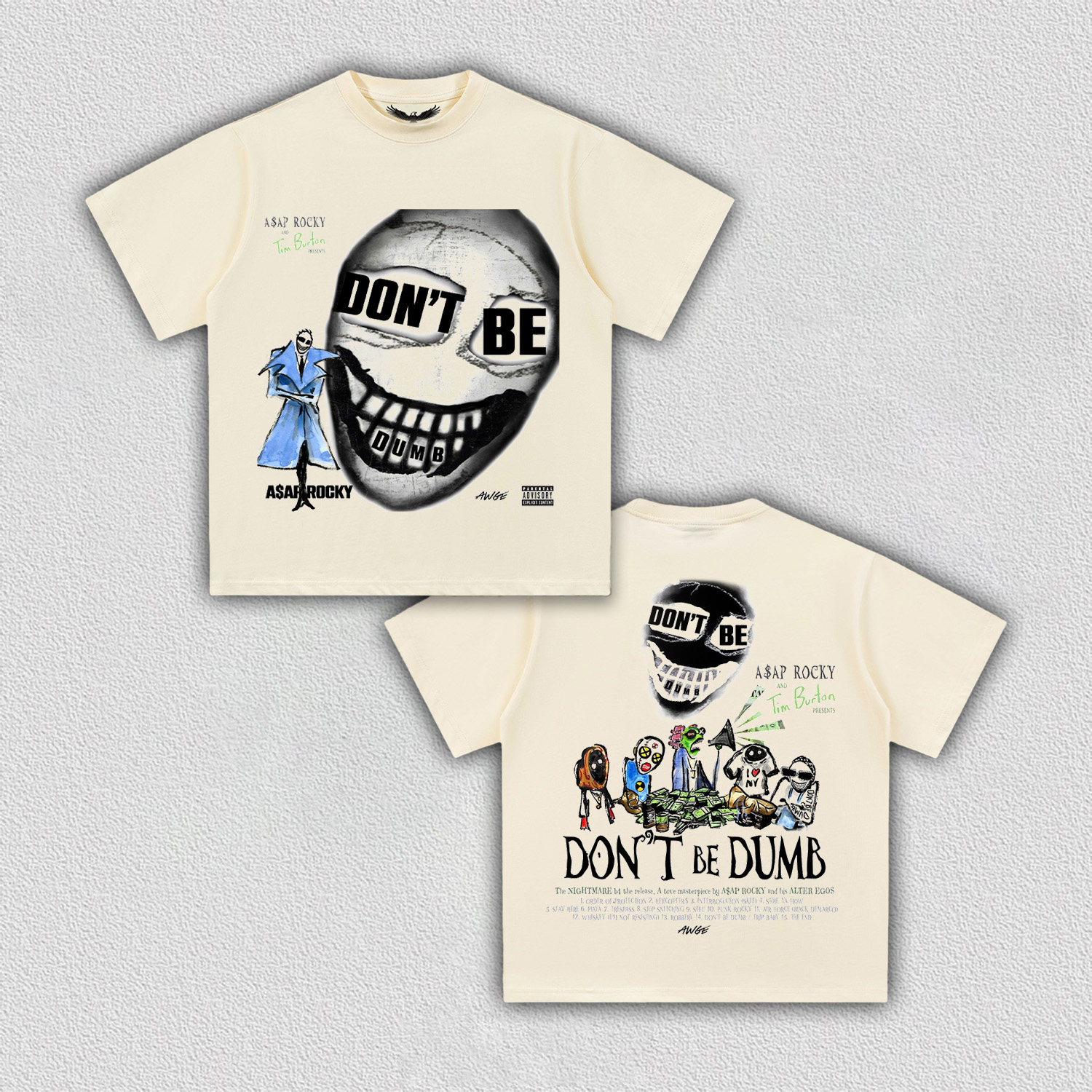 A$AP ROCKY Don't Be Dumb TEE 1.17