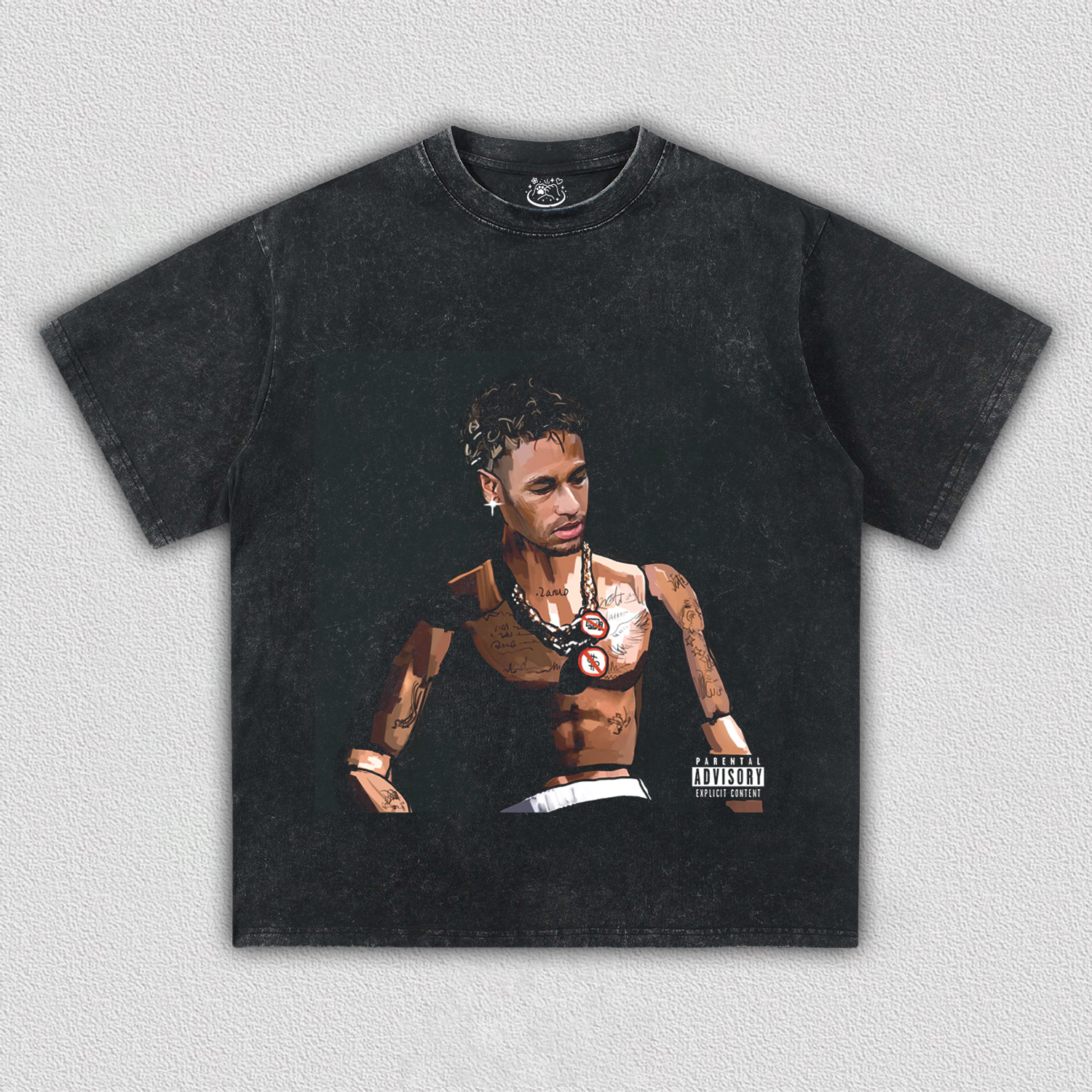 Art Illustration&Neymar TEE
