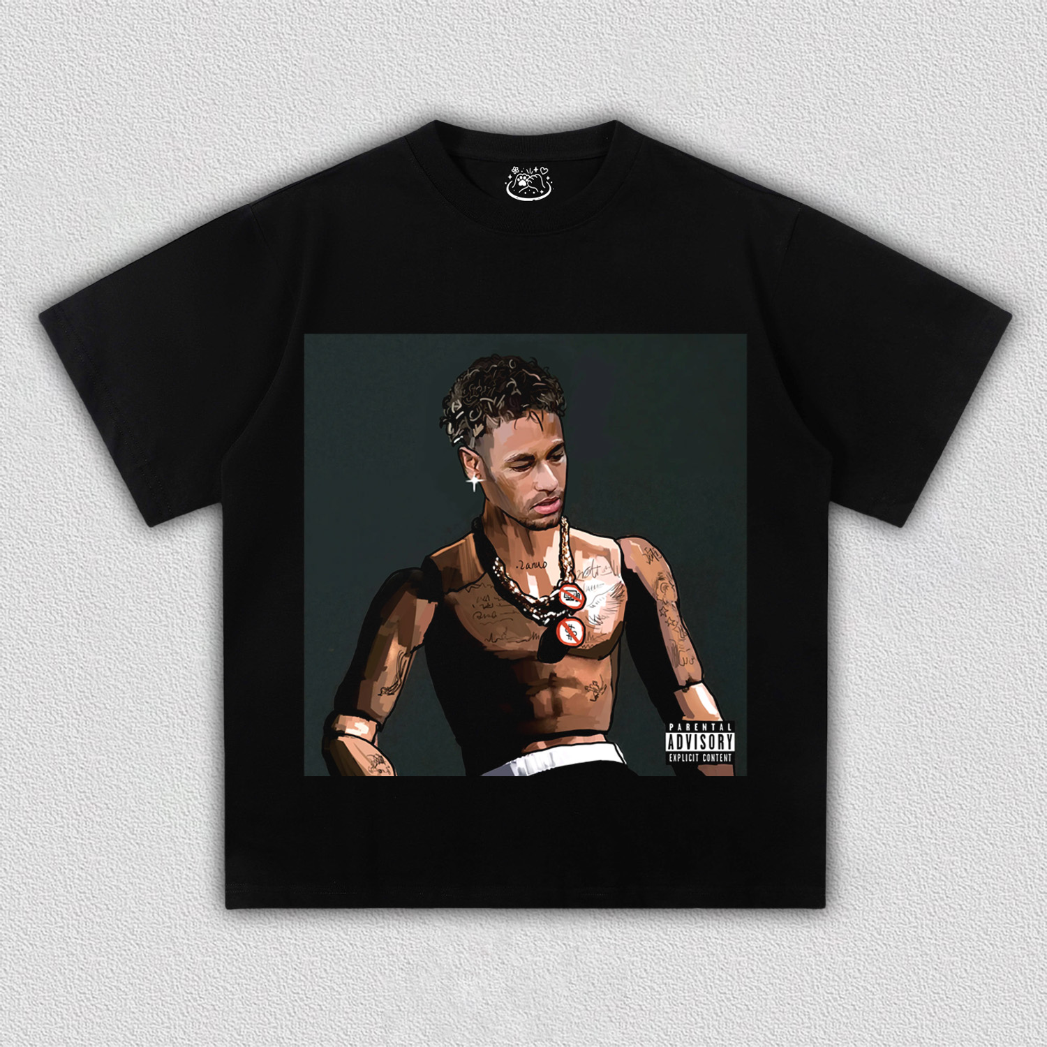 Art Illustration&Neymar TEE