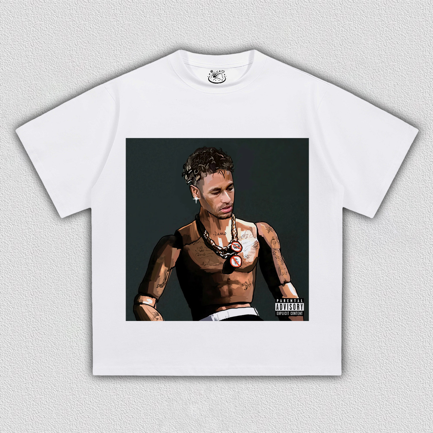 Art Illustration&Neymar TEE