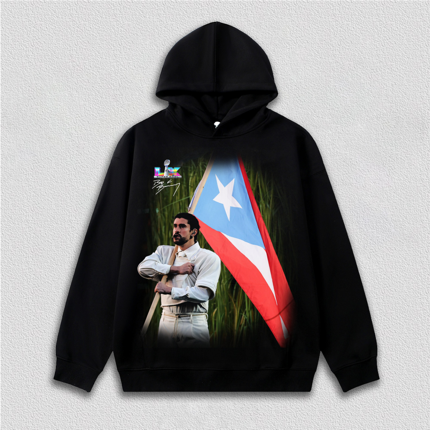 Bad Bunny & Super Bowl Tee&Hoodie 1.5