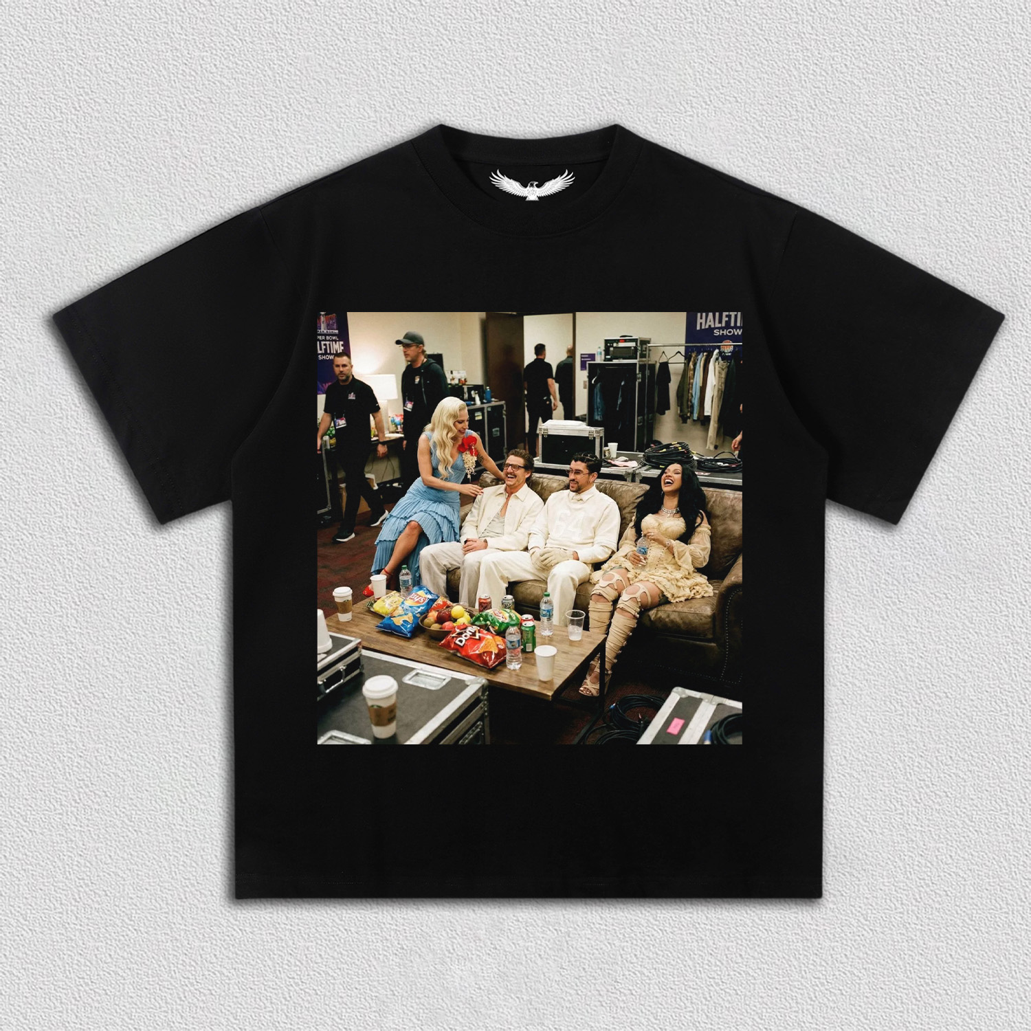 Cardi B&Bad bunny&Lady gaga&Pedro Pscal TEE