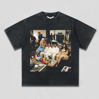 Cardi B&Bad bunny&Lady gaga&Pedro Pscal TEE