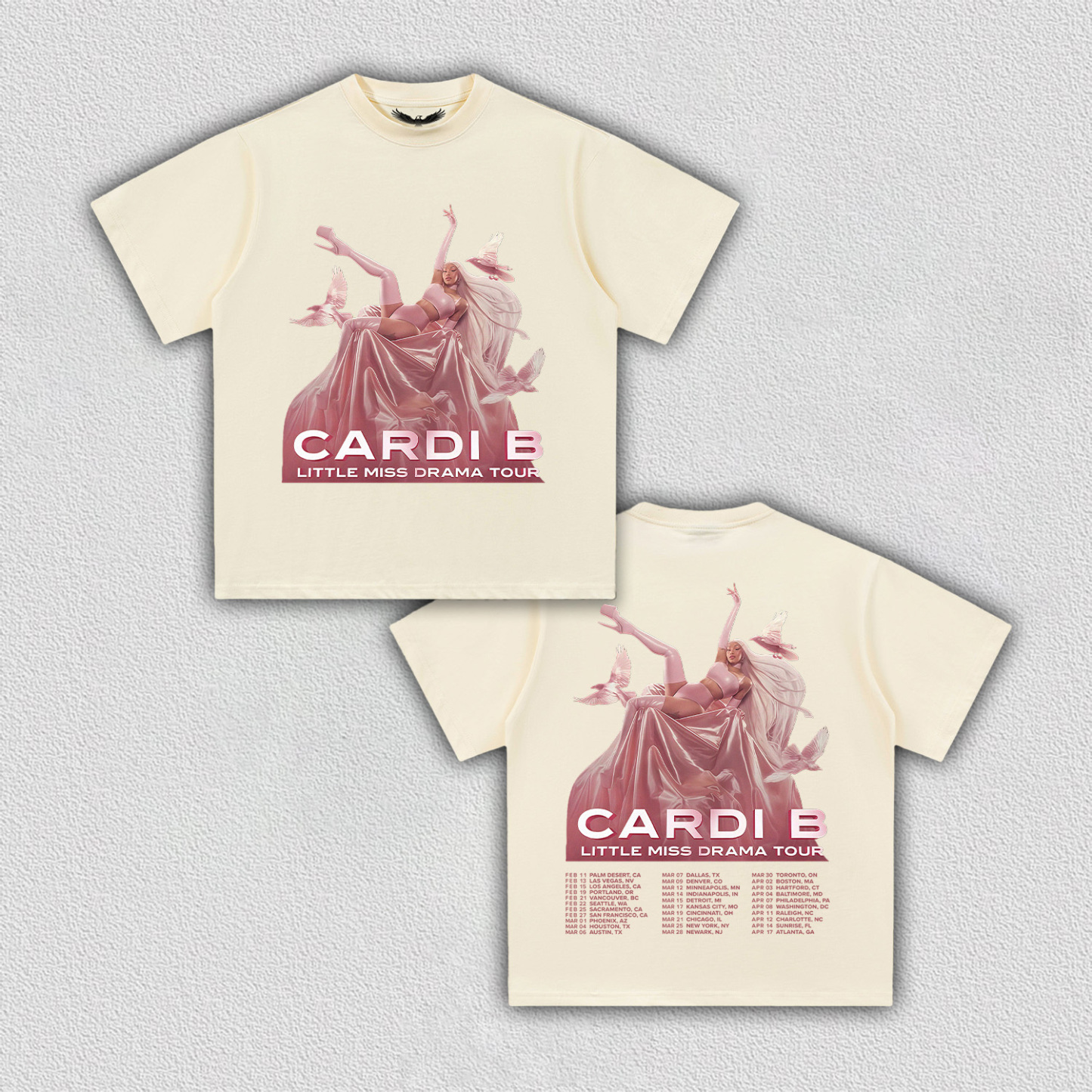 Cardi B Insipred Little Tour 2026 tee