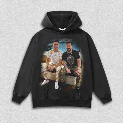 CRISTIANO RONALDO & LIONEL MESSI TEE&HOODIE 3.1